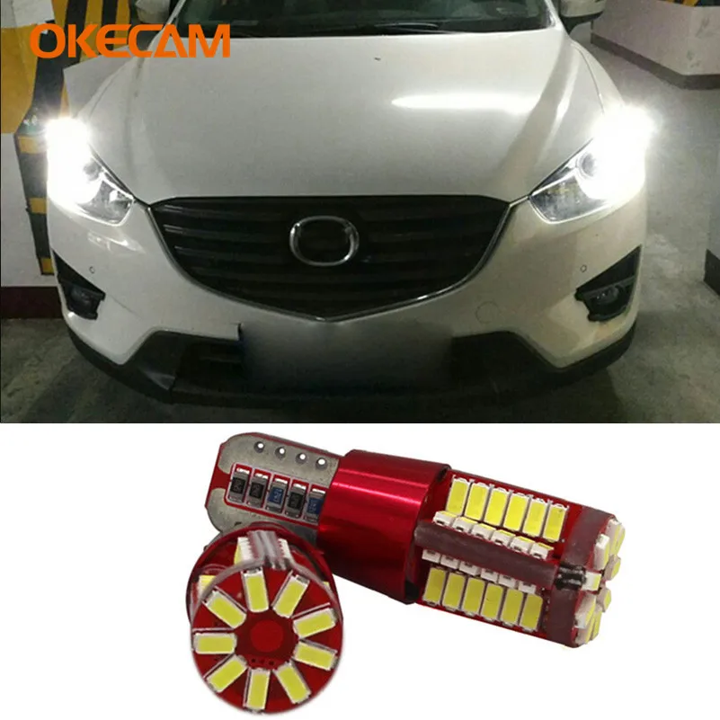 2x Canbus T10 W5W 57 SMD 3014 Светодиодные Габаритные фонари для автомобиля лампы парковки