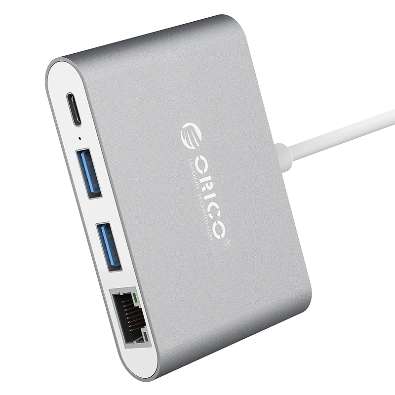 USB Ethernet адаптер 2 порта USB 3,0 type-C* 1 концентратор USB к Rj45 Соединительная плата локальной компьютерной сети для Macbook pro Рабочий стол Mac, RCR2A