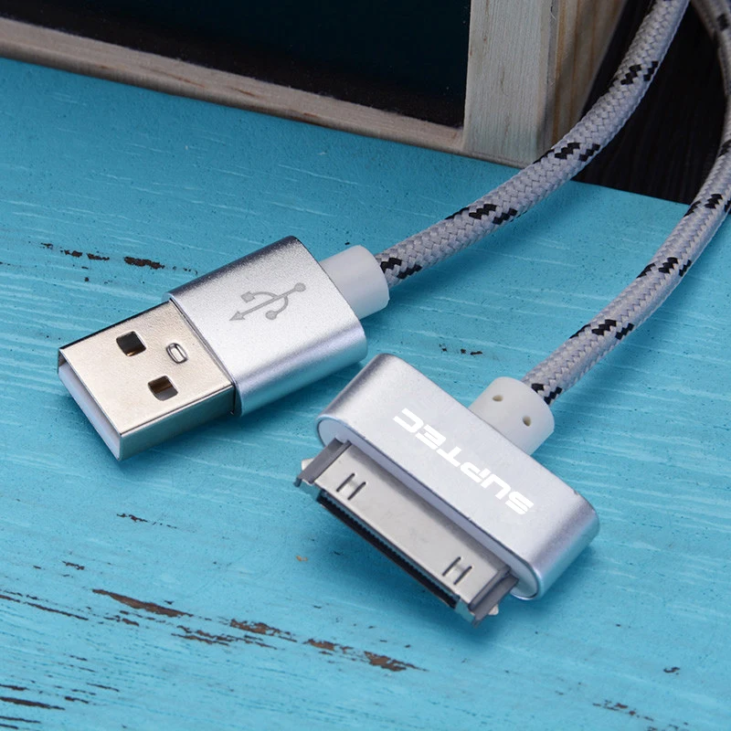 SUPTEC для iPhone 4 4s 3GS 3G iPad 1 2 3 iPod Nano touch 30 Pin USB кабель Быстрая зарядка оригинальный