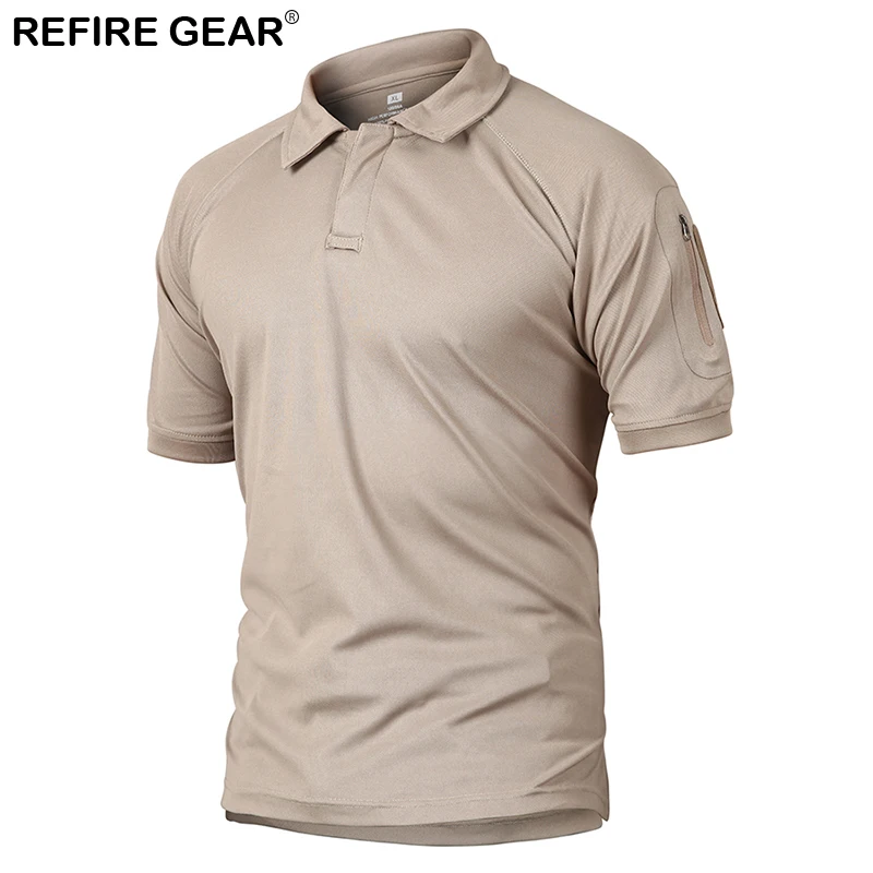 Refire gear, летняя футболка с коротким рукавом, тактическая, для кемпинга, нарукавник, мужская, для охоты, туризма, быстросохнущая, дышащая рубашка