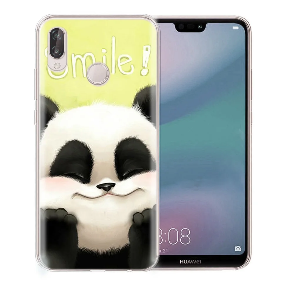 Чехол для Huawei Honor 7A 8A 8X 8C 9 10 Mate 20 P9 P10 lite/P8 Lite Y5 II Nova 3 мягкий чехол из ТПУ с рисунком