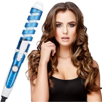 ceramic spiral hair curling iron professional big wave electric hair curler wand bar hot tool portable hair styling salon tools
