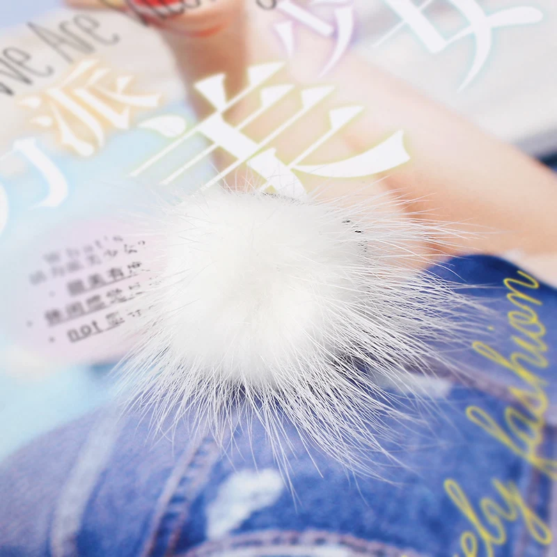 1 шт. милые эластичные резинки для волос с искусственным кроличьим мехом ремешки