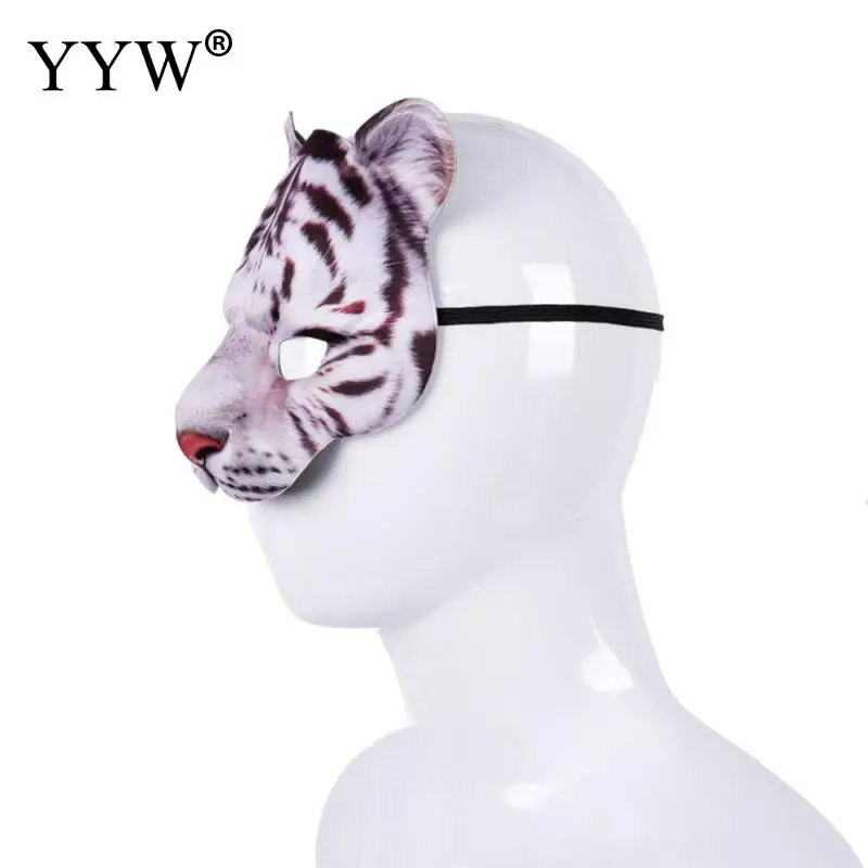 Милая маска Тигра для вечерние НКИ маски на Хэллоуин страшные животных косплей