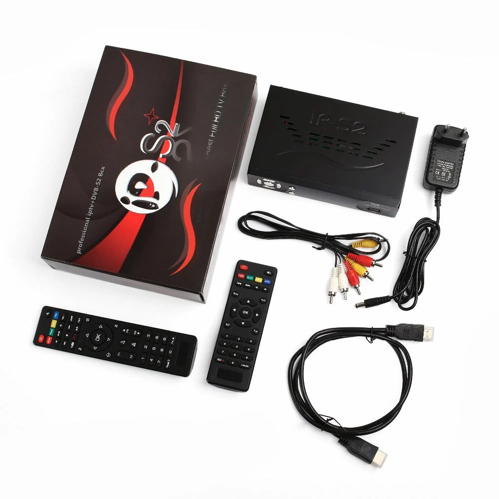 IP-S2 плюс телеприставка DVB-S2 спутниковый ресивер с 1 год ОАЭ IPTV Европа пакет 3500+ каналы