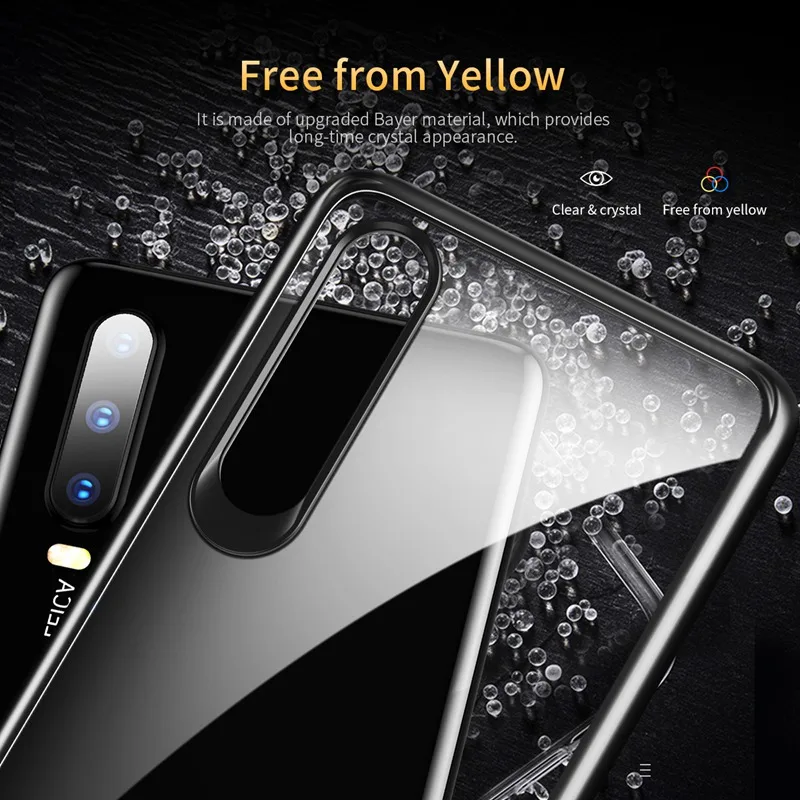 ROCK чехол с полной защитой для huawei P30 P30 Pro тонкий прозрачный ТПУ защитный чехол для P30 Pro задняя крышка мобильный чехол для телефона