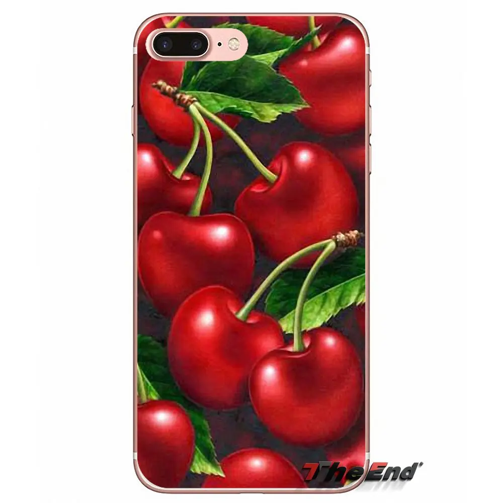 Чехол для Телефона iPhone X 4 4S 5 5S 5C SE 6 6S 7 8 Plus Samsung Galaxy J1 J3 J5 J7 A3 A5 2016 2017 Cherries Pitters Fruits Cherry |