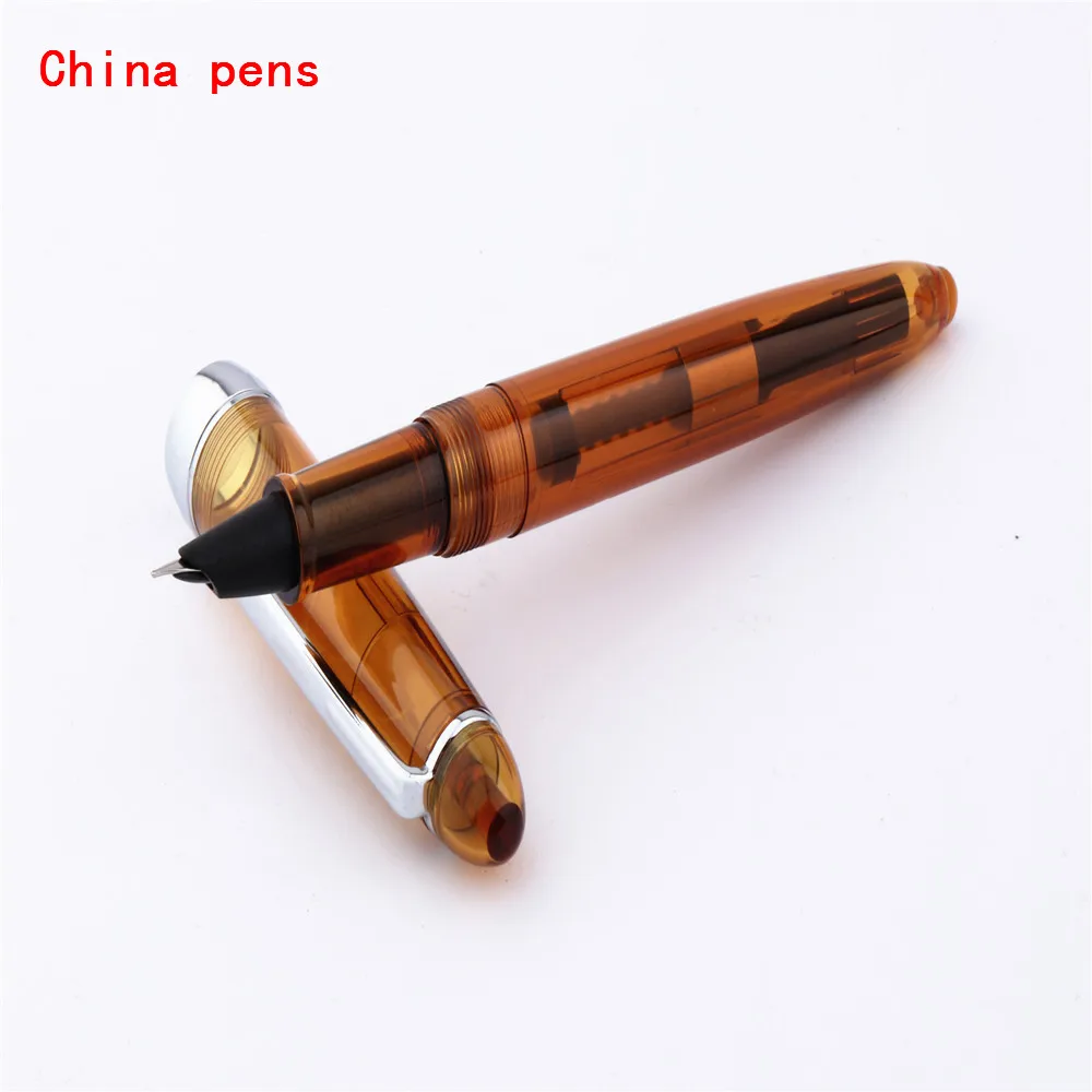 24 цвета, роскошное качество, Jinhao 992, спираль, интерфейс, Круглый, Офисная авторучка, новая, для школьников, студентов, офисные, канцелярские, чернильные ручки - Цвет: Tou coffee fine