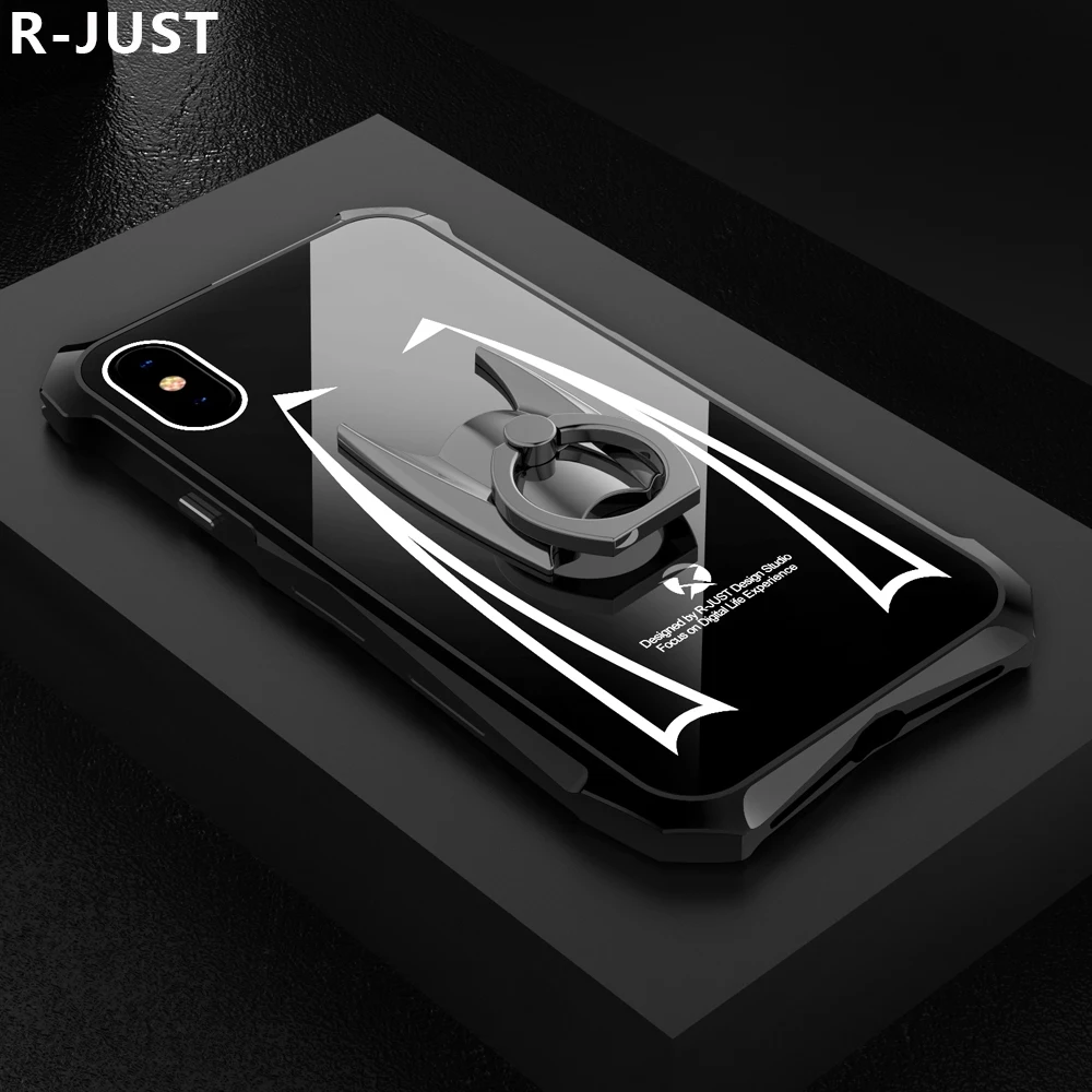 Чехол для iPhone XS Max Роскошный Жесткий металлический алюминиевый акриловый