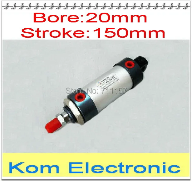 MAL 20*150 Bore 20mm Stroke 150mm Aluminium Alloy Mini Cylinder 20-150 MM 1/8&quot Port Double Action Single Rod | Обустройство дома