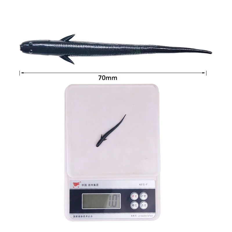 10 шт./лот мягкие приманки воблер с джиг-головкой Рыболовная Приманка 7 см 1 г черви