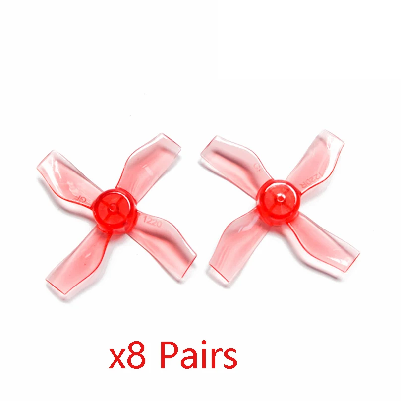 8 пар GEMFAN 1220 1 2x2x4 31 мм отверстие 4 лопастный пропеллер PC CW CCW реквизит для 0703 1103 RC