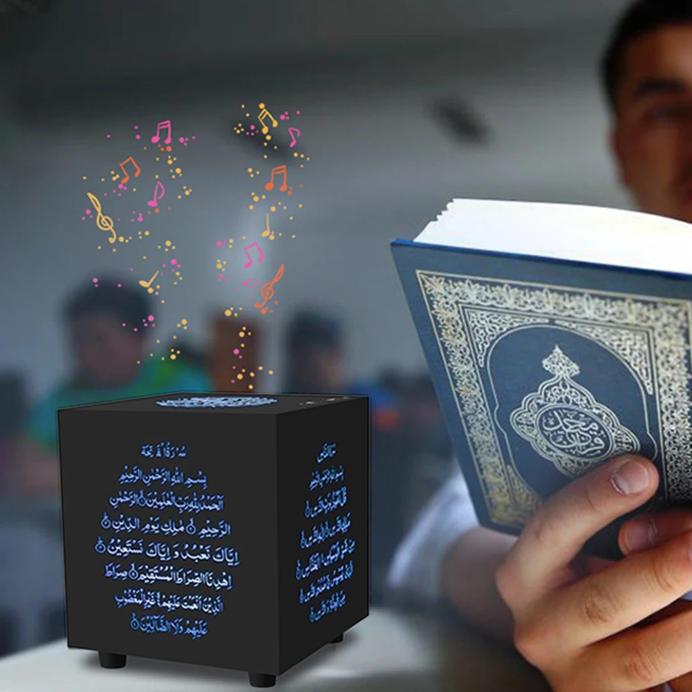 Rechargeable Wireless Bluetooth Home Flashing Sound Table Lamp Radio Speaker Portable Quran With LED Light Remote Control | Электроника