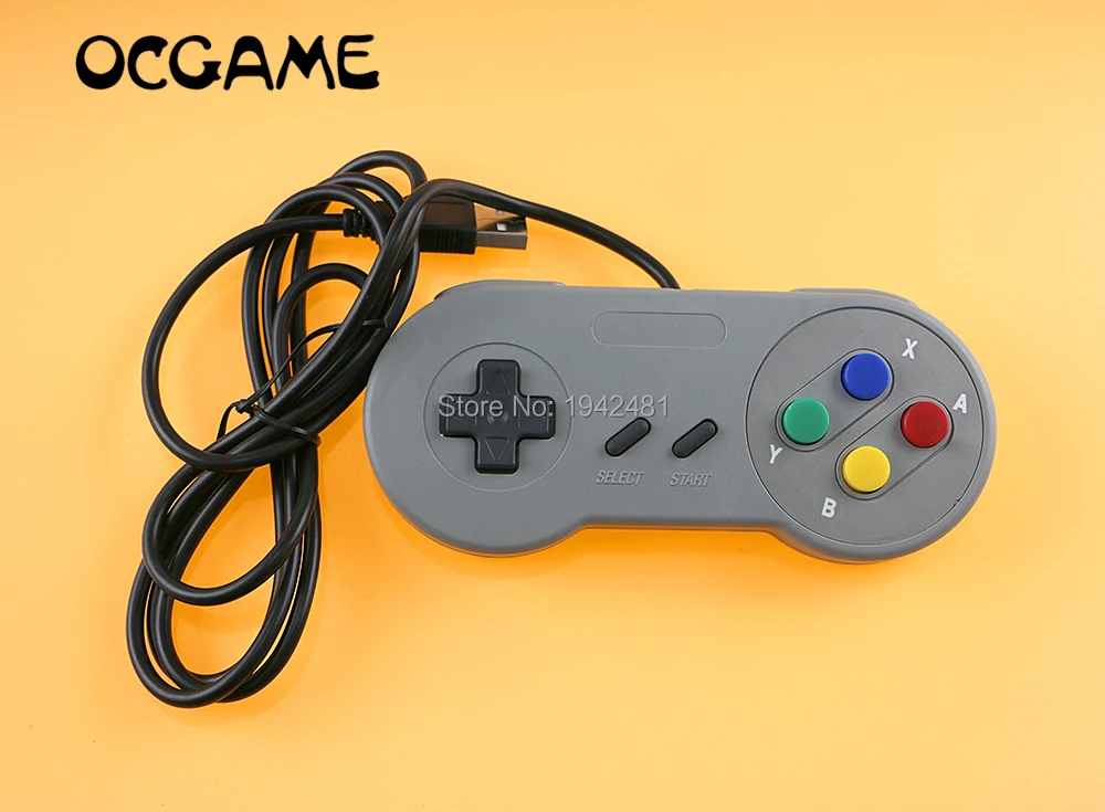 OCGAME от DHL Retro Super для Nintendo SNES USB контроллер ПК MAC контроллеров Герметичный 100
