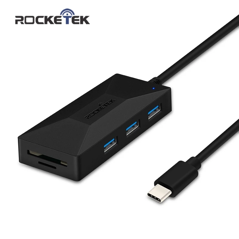 Rocketek многотип c USB C 3 0 концентратор порта OTG адаптер сплиттер SD TF кардридер для MacBook