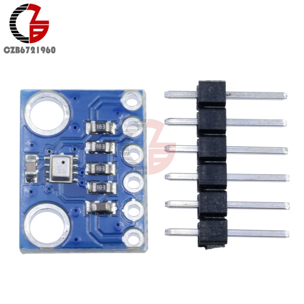 Цифровая плата датчика атмосферного давления BMP280 Swap IIC I2C SPI BME280 3 В синяя|Датчики