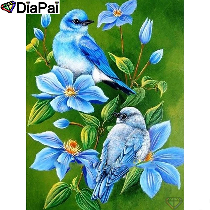 

DIAPAI 5D DIY Diamond Painting 100% Full Square/Round Drill "Animal bird flower" Diamond Embroidery Cross Stitch 3D Decor A22163