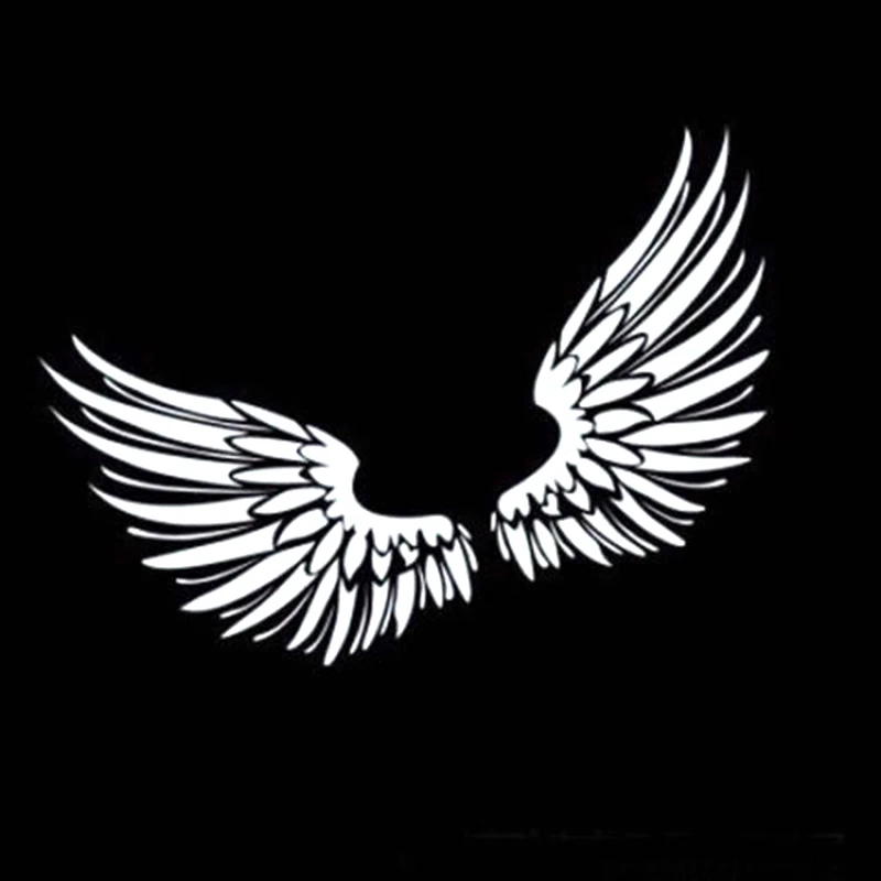 20*14.8cm Angel Wings Fashion Pop Car Stickers Truck SUV Van Window Body Decal Sticker Be Different | Автомобили и мотоциклы