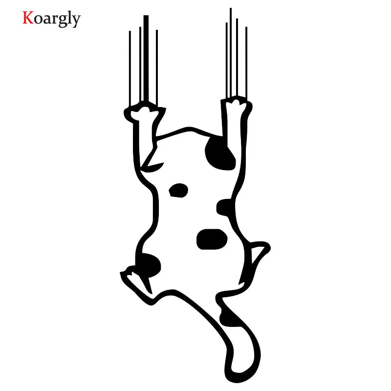 Koargly 12*29 8 см милый Кот царапает Забавный мультфильм автомобиля винила стикера
