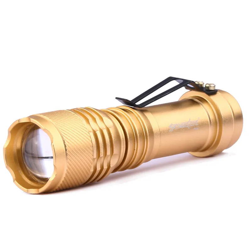 6000LM CREE Q5 AA/14500 3 режима Масштабируемые светодиодный фонарик факел супер яркий огни велосипед лампы Открытый Отдых подарок