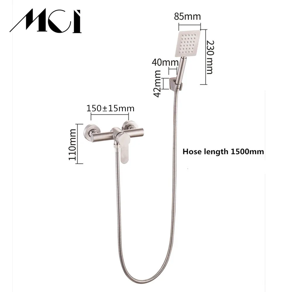 Качественные Смесители для ванны из нержавеющей стали Набор смесителей