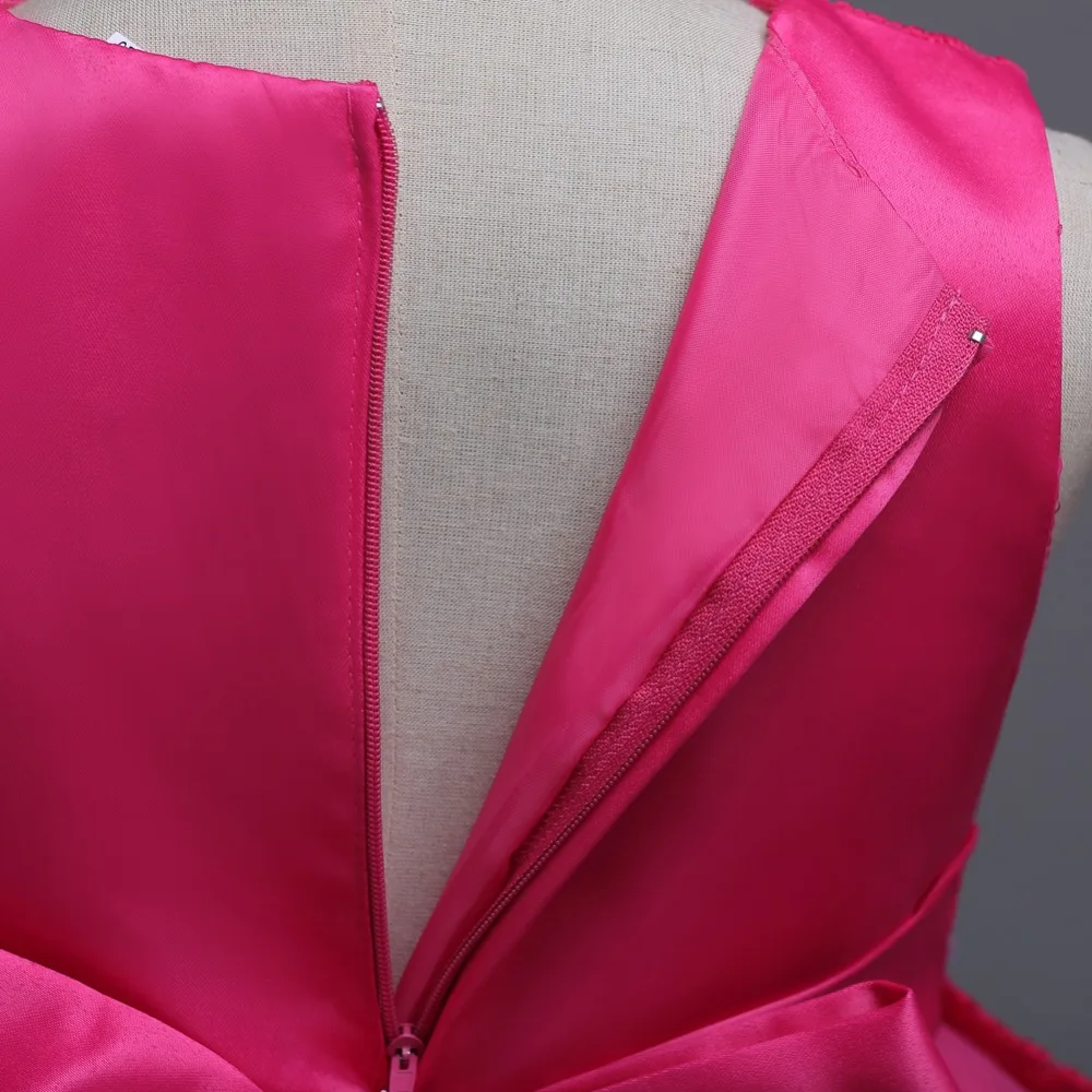 Flower Princess Dress Birthday Party Girl Clothes Sleeveless Wedding Ball Gown Kids Bridresmaid P | Детская одежда и обувь