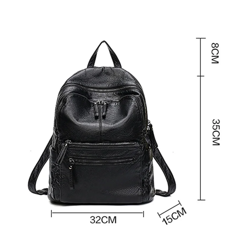 2018 Для женщин рюкзак высокое качество из искусственной кожи Mochila Escolar школьные