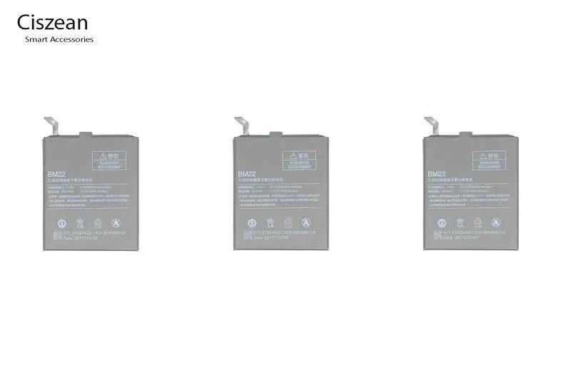 Ciszean 3 шт./лот BM22 / BM 22 Сменный аккумулятор для Xiaomi Mi5 5 M Mi M5 3000mAh 11.6Wh батарея