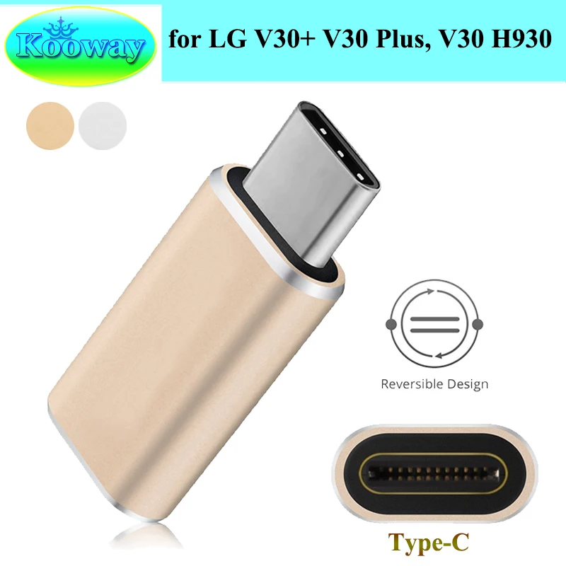 Адаптер для зарядки и передачи данных Unidopro USB 3 1 Type C Male Micro LG V30 + Plus H930 Chargeur Adaptateur|micro