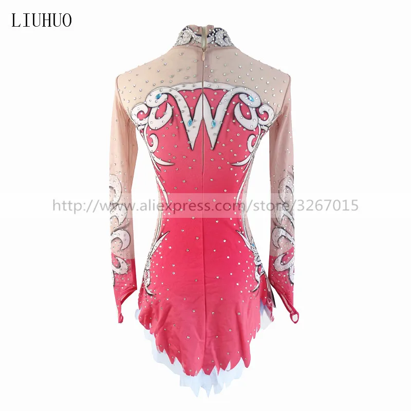 Платье для фигурного катания на заказ соревнований юбки конькобежцев девочек