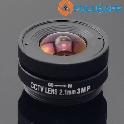 Focusafe Новый 3 мегапиксельный 2 1 мм фиксированный объектив радужной оболочки CS