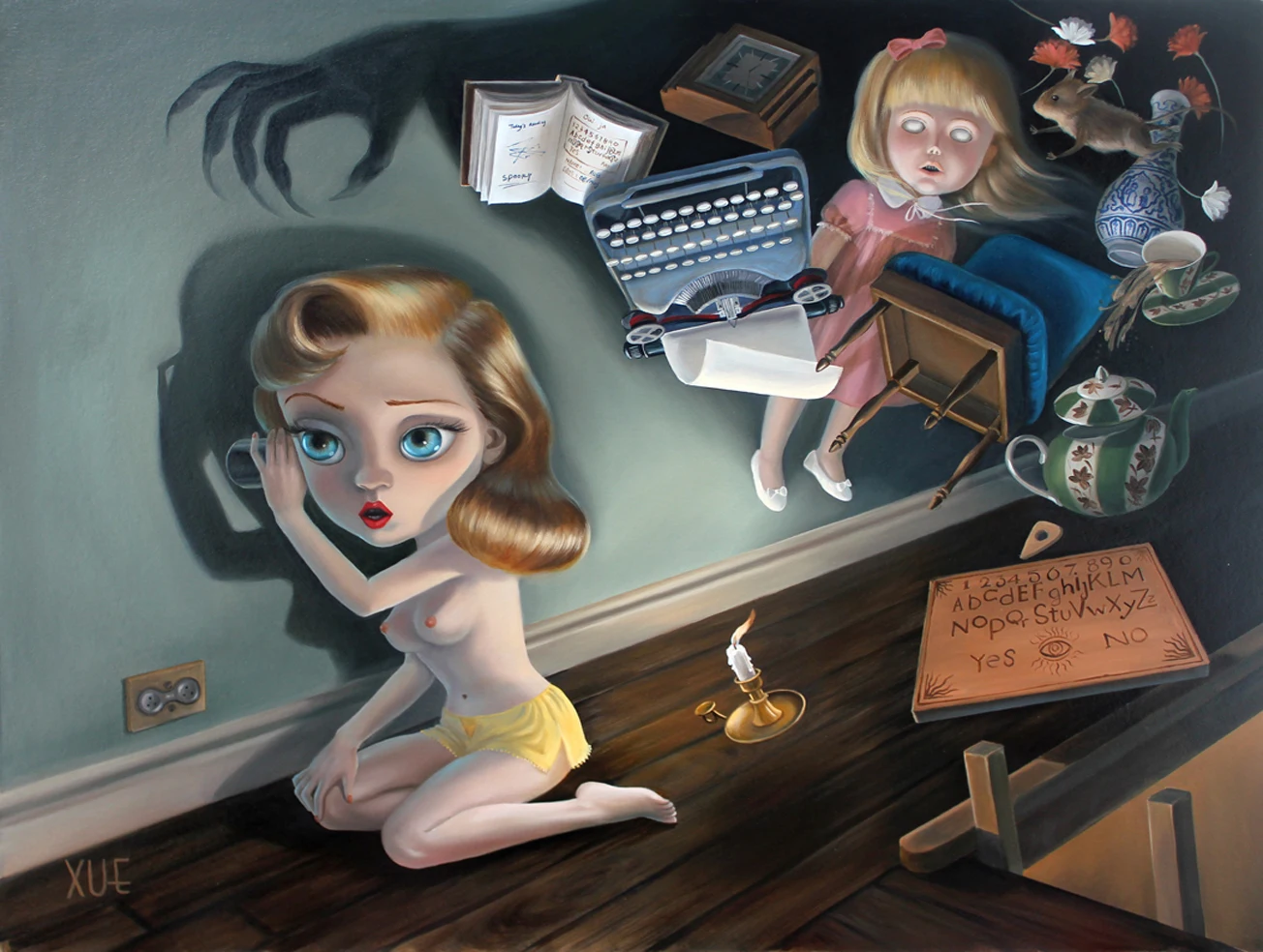 Mark Ryden Mab Graves 1 панель абстрактное украшение на стену, живопись маслом, плакат, Картина на холсте, принт для гостиной, домашний декор 23