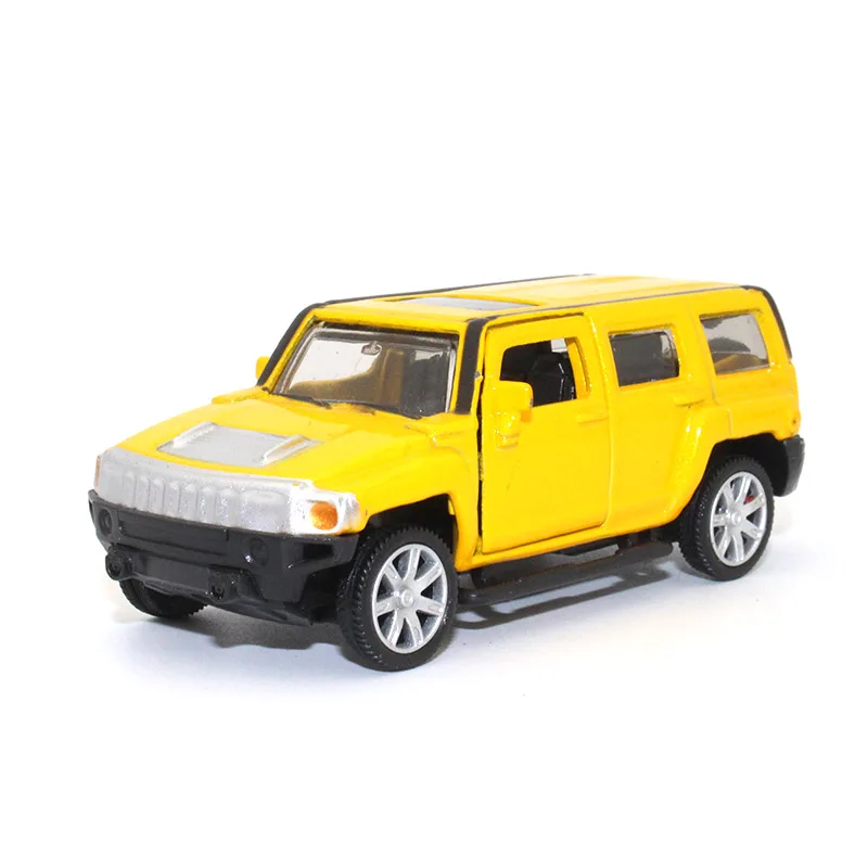 TC 1: 64 Литой Сплав модель автомобиля Hummer H2 детские игрушки открыть дверь вытянуть