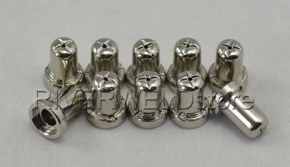 40 шт. Φ Плазменные Симпатичные расходные материалы Расширенный никелированный