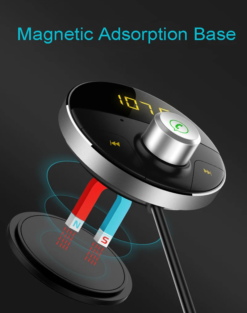 JINSERTA Bluetooth FM модулятор Автомобильный mp3 плеер Громкая связь Аудио AUX Выход SD TF карта беспроводной fm-передатчик двойной USB