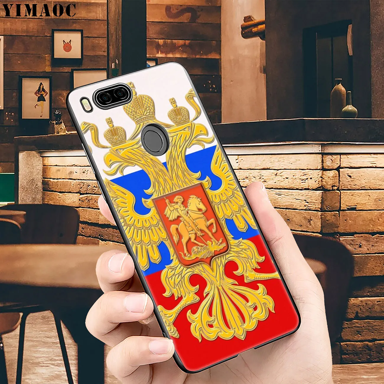 Мягкий силиконовый чехол для Xiaomi MI 10 9 9T CC9 CC9E A3 Pro 8 SE A2 Lite A1 Mi10 Mi9 с флагом Российской