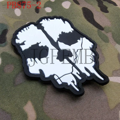 Призраки моральная, военная 3D ПВХ патч значки