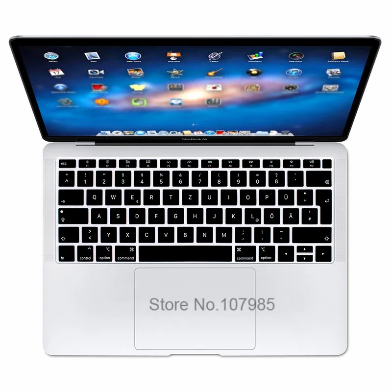 Наклейка на клавиатуру для Macbook New Air 13 с Touch ID A1932 2018|Чехлы клавиатуры| |