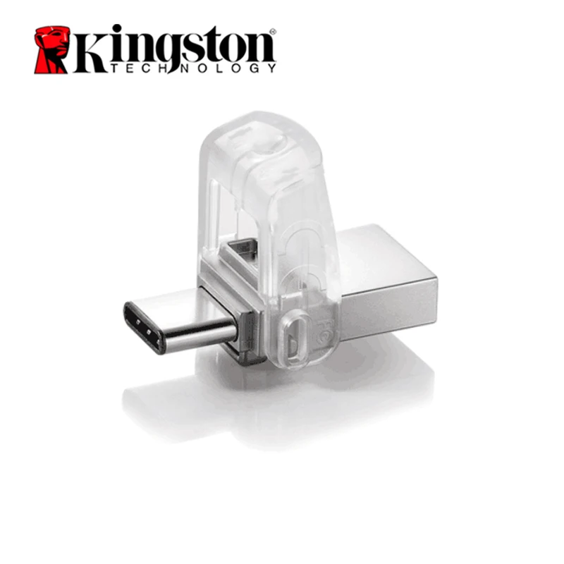 USB флеш-накопитель Kingston оригинальный DataTraveler Micro Duo 3C 64 ГБ 32 128 3 1 для ПК телефон с