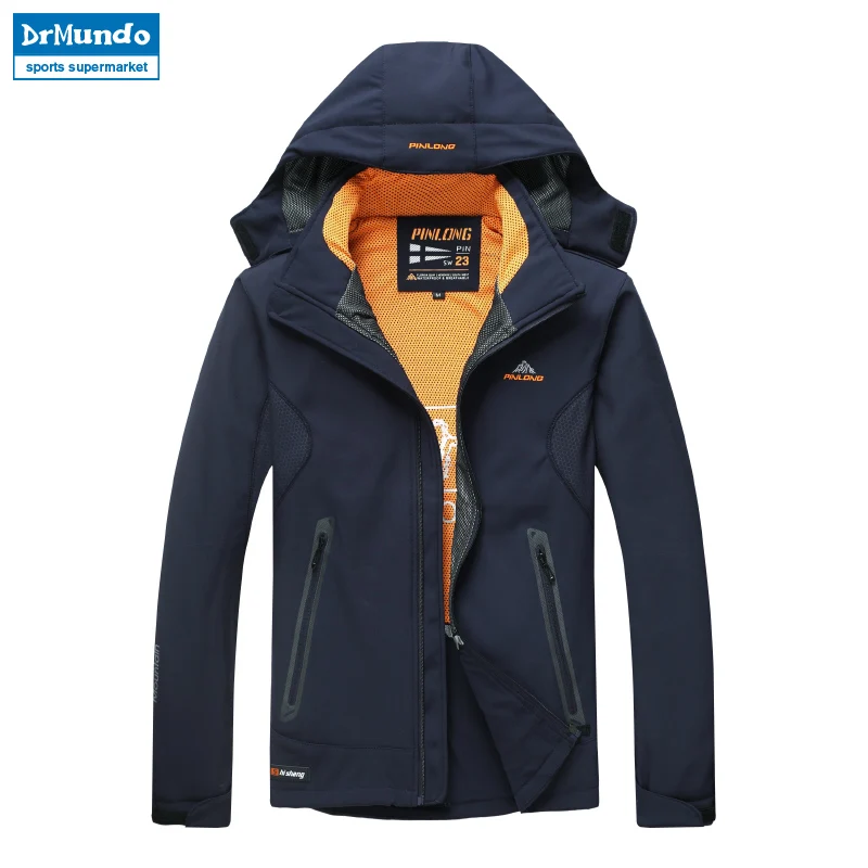 Уличная походная куртка Windstopper софтшелл флисовая пальто Мужская