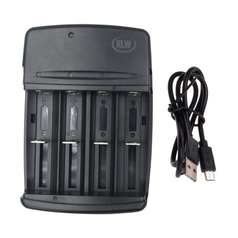 4 слота Смарт USB зарядное устройство для аккумуляторов 1,2 в A AA AAA NiMh NiCd 1,5 В щелочные 3,7 в Li-Ion 26650 18650 зарядное устройство для аккумуляторов