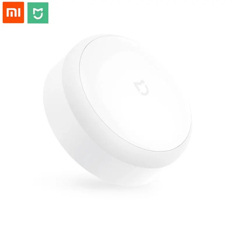 Оригинальный Xiaomi Mijia датчик движения Ночной Свет регулировка яркости умный
