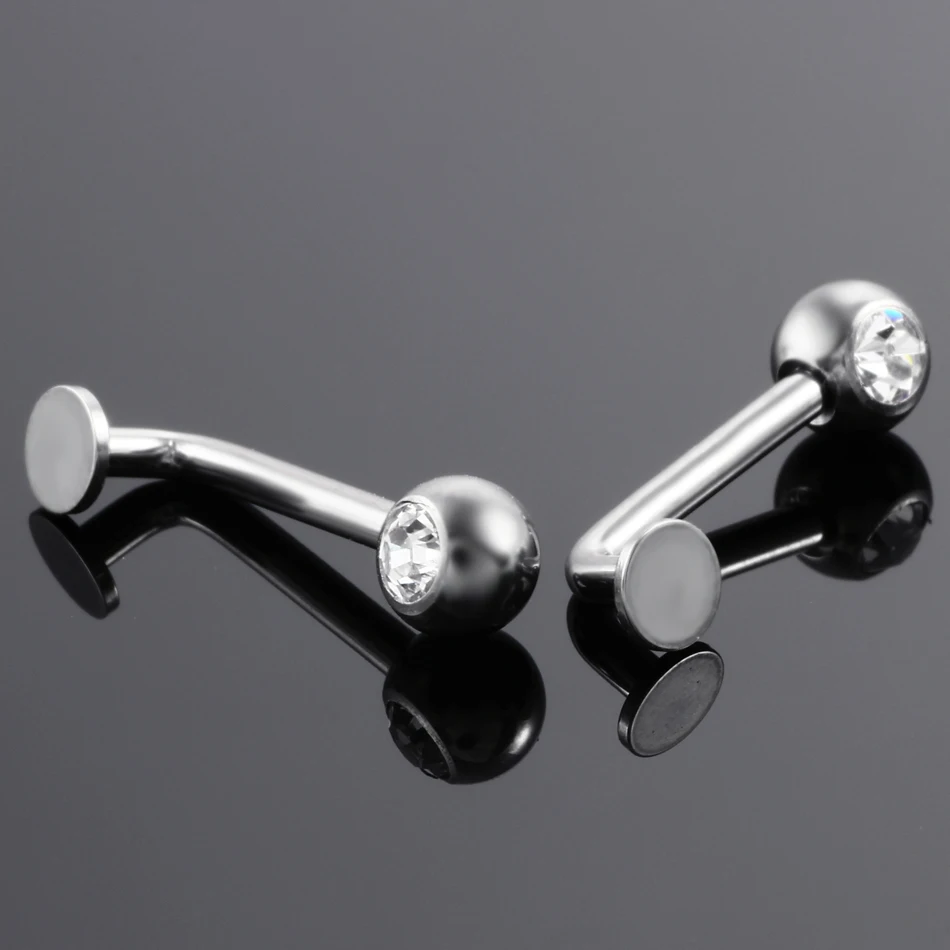 Титановая изогнутая штанга для пирсинга влагалища 10 шт./лот G23|jewelry 14k|jewelry tvjewelry set