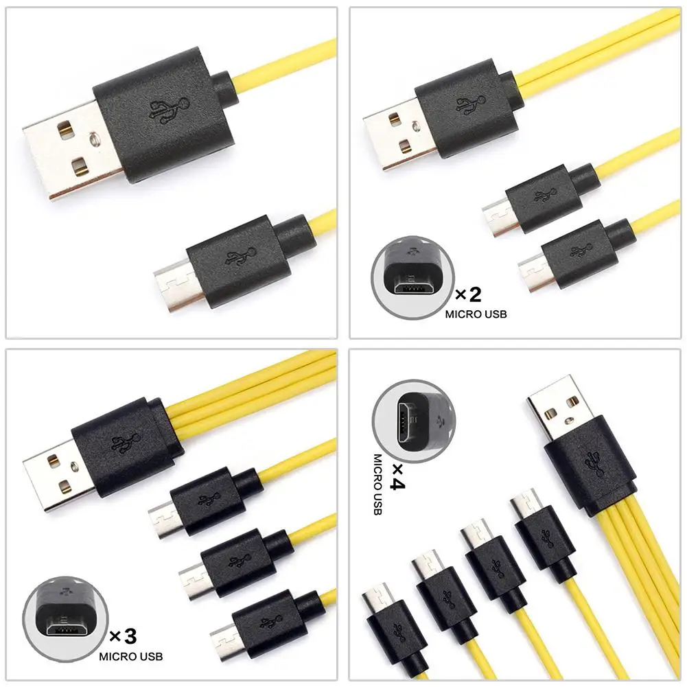 ZNTER Micro USB зарядный кабель для аккумуляторной батареи Универсальный