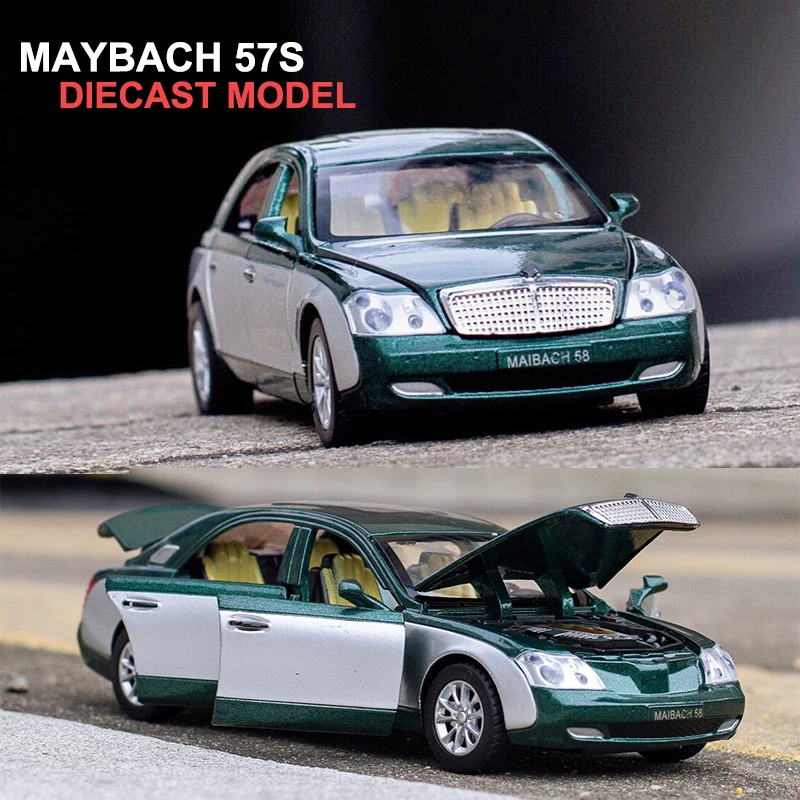 17 5 см длина Maybach литая модель автомобиля игрушки для детей с подарочной
