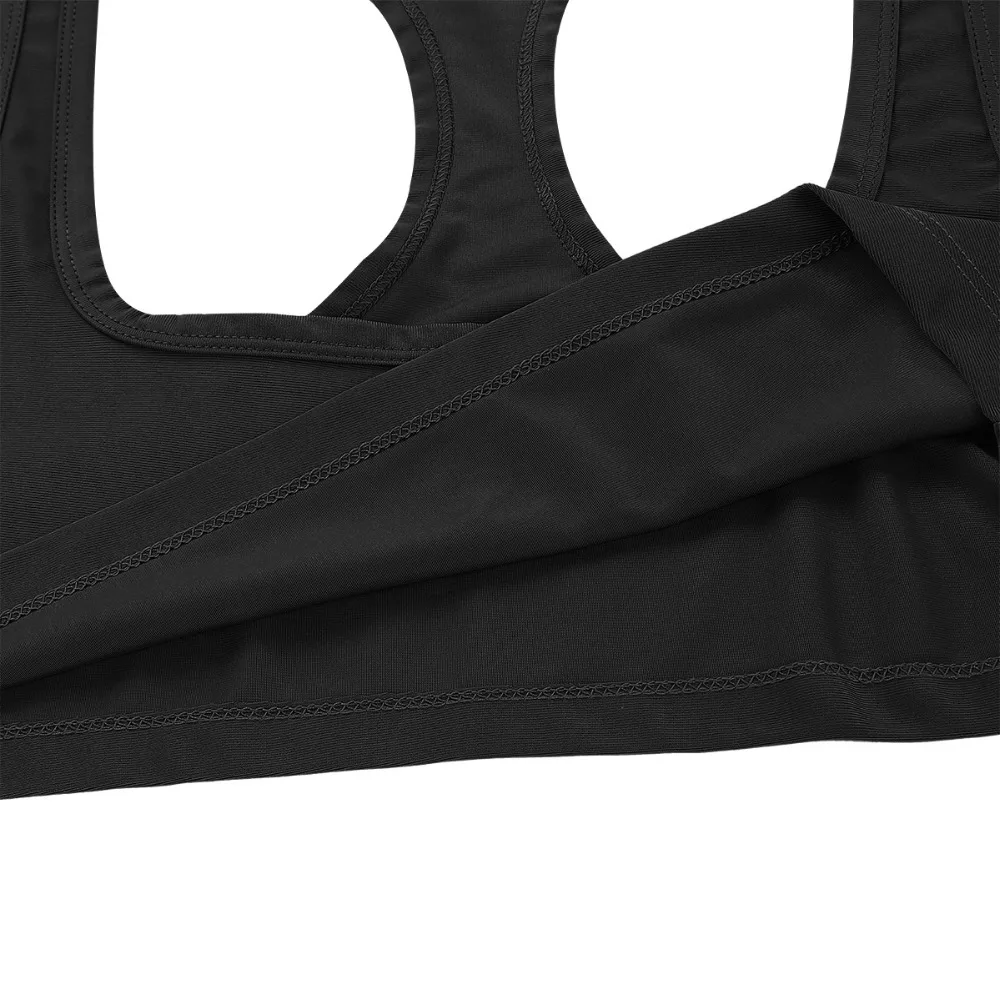IEFiEL черная модная мужская майка без рукавов Y Back Muscle Half Tank, Клубная одежда, сценический костюм, укороченные топы, топы для выступлений