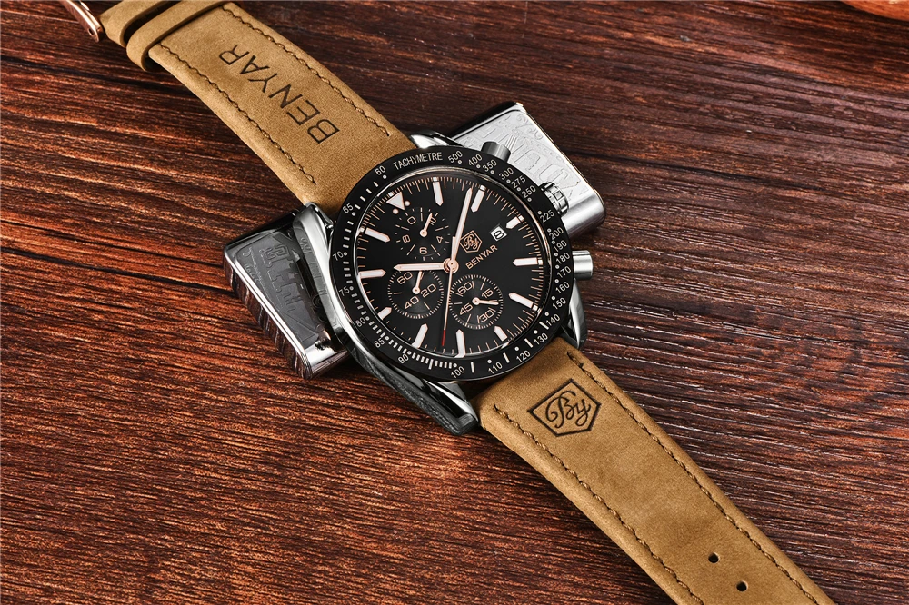 Relojes часы для мужчин BENYAR лучший бренд класса люкс Бизнес водонепроницаемые часы модные спортивные кварцевые часы для мужчин s часы Relogio Masculino