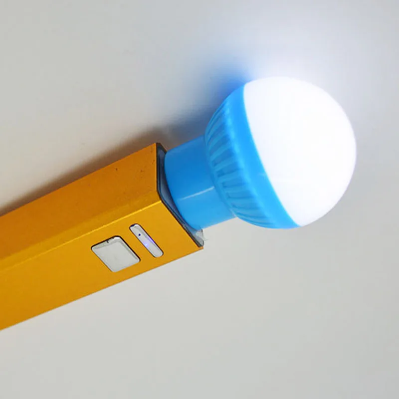 1 Вт 160 лм белая лампа для внешнего аккумулятора освещения светодиодная лампочка