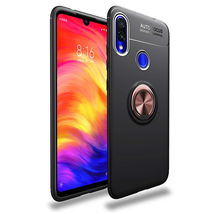 Автомобильный чехол VALAM с кольцом-подставкой для Xiao mi Red mi Note 7 6 Pro mi 9 8 SE lite, задняя крышка, силиконовый чехол для Red mi 6 6A 7
