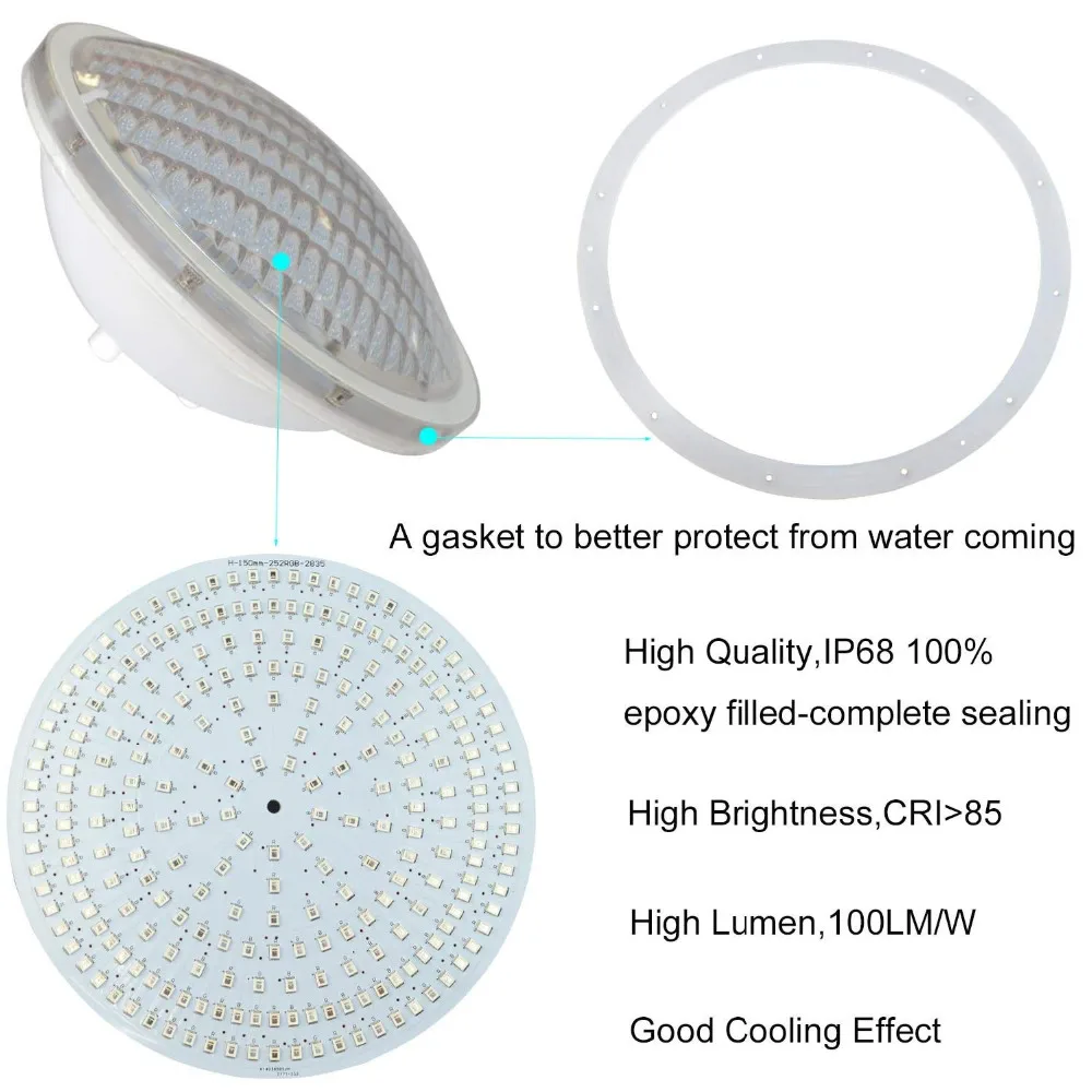 Подводный светильник PIEN s IP68 светодиодный фсветильник для бассейна Par56 18 Вт